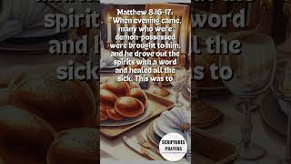 Find Rest and Renewal Matthew 81617 Healing Bible Verse with Inspiring Shabbat Shalom Picture [upl. by Sinai]