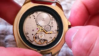 Vostok Komandirskie Cal2414a Mechanical Movement in Slow Motion [upl. by Moor]