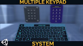 Multiple KEYPAD System Demo  Unity 2020 [upl. by Teresa224]