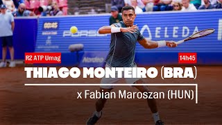 THIAGO MONTEIRO x Fabian Maroszan R2 ATP Umag  Live comentários [upl. by Leirrad]