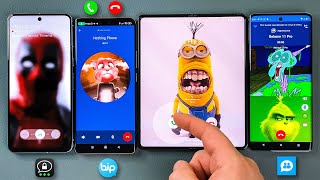 Treema VS BiP VS KalamTime VS Incoming Call Pixel 8 Pro  Moto E40N  Xiaomi 13  Samsung Z Fold 4 [upl. by Marty]