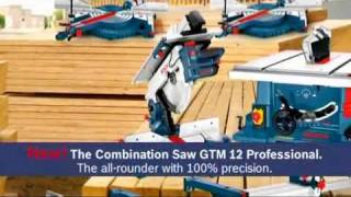 Bosch GTM 12 combinatiezaag [upl. by Nawak]