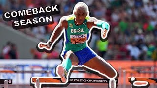 Dos Santos Makes Incredible Comeback From Surgery To Make World Championship 400m Hurdle Final [upl. by Forrest]