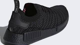 NMD r1 Primeknit stlt Triple Black [upl. by Claudian730]