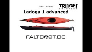 Triton Ladoga 1 advanced Faltboot Aufbau [upl. by Aseret]