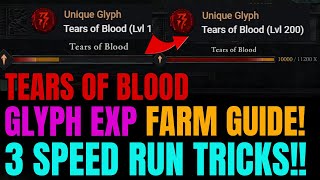 Tear Of Blood Glyph Leveling Guide Tricks amp Tips To Speed Clear Abattoir of Zir [upl. by Dierolf]