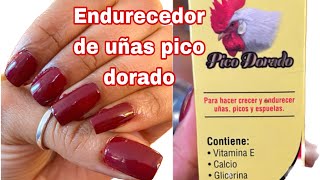 Endurecedor de uñas pico dorado realmente funciona [upl. by Eiramit]