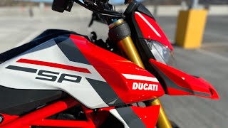 2023 Ducati Hypermotard 950 SP Termignoni Titanium Slip On Exhaust Sound [upl. by Atiuqin15]