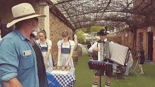 Edelweiss  Alpine Bells and Accordion Hahndorf Adelaide [upl. by Anolahs]