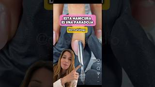 ¡No retires la cutícula en la manicura Dermatóloga explica 💅 uñas cutícula manicura lúnula [upl. by Ivana]