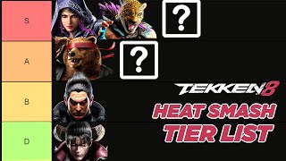 Tekken 8  Heat Smash Tier List [upl. by Einwahs]