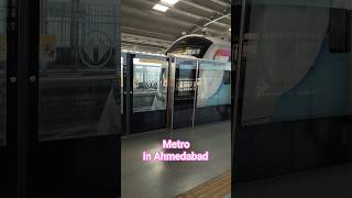 1st time at the Metro in Ahmedabad Gujarat shorts metro youtubeshorts [upl. by Ocir]