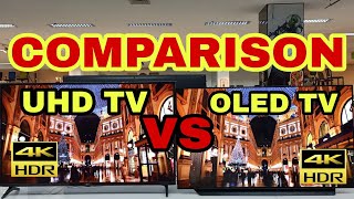 UHD TV vs OLED TV Menurut Kalian Yg Mana Yang Lebih Unggul [upl. by Eimmelc]