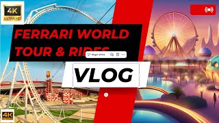 Ferrari World Abu Dhabi  Yas Island tour and details [upl. by Enyalb]