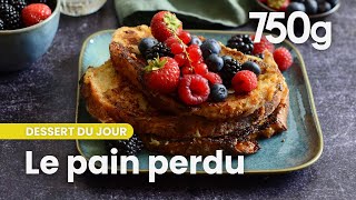 Recette du pain perdu  750g [upl. by Yetty]