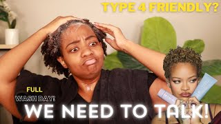 Hey RIHANNA Chile I Tried Fenty Hair On My Type 4 Natural Hair [upl. by Ecertap229]