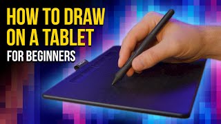 How to Use a DRAWING TABLET for Beginners 🖍️ [upl. by Nhguaval]