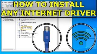 How to Install any Network Drivers Offline on Windows 78 and 10 Guide 2019 [upl. by Vihs588]