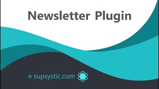 How to install use and configure newsletter with Newsletter plugin [upl. by Delastre]