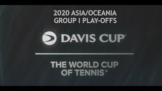 Davis Cup World group 1 2020 Playoffs LBN  THA [upl. by Jentoft118]