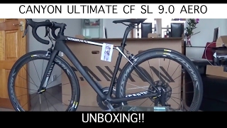 CANYON ULTIMATE CF SL 90 AERO 2016 UNBOXING [upl. by Erlandson]