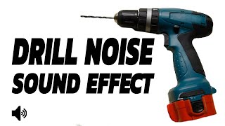 Drill Sound Effect High Quality Sound Of Drill Recorded In Stereo [upl. by Cos70]