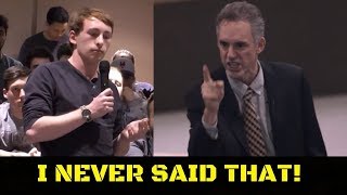 Student Tries to FRAME Jordan Peterson INSTANTLY DISPROVEN Lafayette University [upl. by Nennarb]