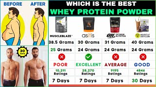 Best Whey Protein 2024 💪Muscle Blaze vs Optimum Nutrition vs ASITIS Whey Protein Powder 💪Tamil [upl. by Nylac]