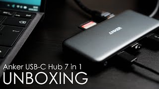 Anker USB C HUB 7 in 1 Unboxing ASMR [upl. by Louis]