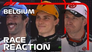 Drivers Reaction After the Race  2024 Belgian Grand Prix [upl. by Corenda]