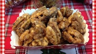 Cinnamon Vanilla Candied Pecans  Gifts from Noreens Kitchen [upl. by Gilcrest]