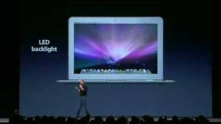 Macworld San Francisco 2008The MacBook Air Intro Pt 1 [upl. by Irisa]