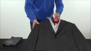 FREEFOLD How to pack a suit wrinkle free into your suitcase [upl. by Whatley]