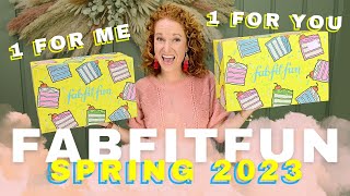 FabFitFun Spring 2023  Double Unboxing  FabFitFun Giveaway [upl. by Narmis]