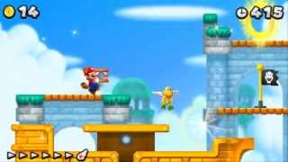 New Super Mario Bros 2  100 Walkthrough  World 5 All Star Coins amp Secret Exits [upl. by Ylrebmit]