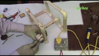 08 Make Hole Using Soldering Iron or Drilling Machine  Waterbotix [upl. by Ricard]