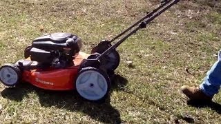 Trying Out My Husqvarna 173cc 22quot Front Drive SelfPropelled Mower [upl. by Jessalyn819]