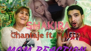 Shakira  Chantaje Official video ft Maluma Mom Reaction [upl. by Yesnikcm68]