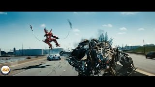 Transformers 3 Dark Of The Moon Highway Chase with Ironhide and Sideswipe VS Dreads 1080p HD [upl. by Ekalb]