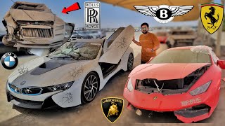 Buying Crashed Supercars From Online Auction  Copart Auction [upl. by Harriot]