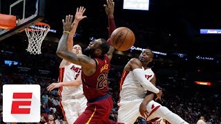 Dwyane Wade blocks LeBron James twice in Heats dominant win over Cavs  ESPN [upl. by Demeter]