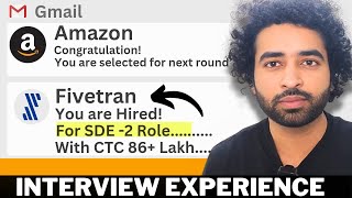 I cleared the Fivetran SDE2 Interview  Remote job Experience amp Tips  DSA  LLD resources  java [upl. by Nehr]