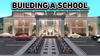 BUILDING A SCHOOL IN BLOXBURG [upl. by Atiran531]