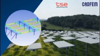 TSE développe ses canopées agrivoltaïques avec CADFEM pour le couplage multiphysiques dans Ansys [upl. by Arno]