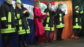 Die Tanzfläche brennt  Anna Maria Zimmermann  Karneval Feuerwehrfrauen Feuertanz [upl. by Lilak]