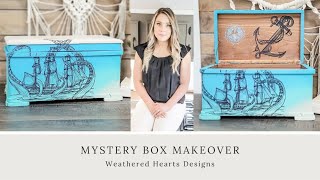 Mystery Box Makeover  Nautical Themed [upl. by Mindi]