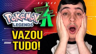 VAZARAM OS INICIAIS  MEGAS DE POKÉMON LEGENDS ZA [upl. by Eentroc671]