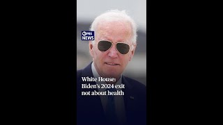 WATCH Bidens 2024 exit has nothing to do with his health White House says [upl. by Janet]