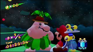 Super Mario Sunshine  Pianta Village Red Coins of the Village Underside Secret Shine 1 [upl. by Zilla529]