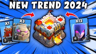 TH11 Golem Witch Attack Strategy 2024  Town hall 11 Witch Slap Attack Strategy  Clash of clans [upl. by Itnaihc190]